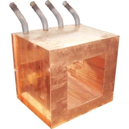 圆形镍铁电炉放铁、放渣口铜水套