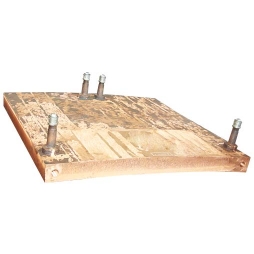 圆形镍铁电炉立面铜水套