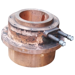 基夫赛特炉反映塔顶精矿喷嘴铜水套