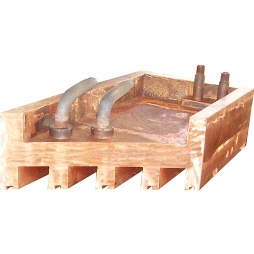 闪速炉烟路齿形水套