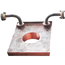 Slag outlet copper water jacket of Ausmelt furnace