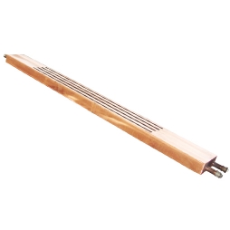 Side blowing furnace end wall copper water jacket