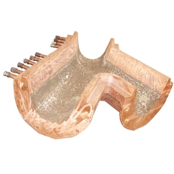 Flash furnace three-way slag launder